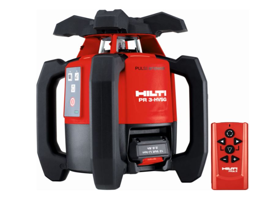 Plan og vertikallaser nøyaktighet > 3 mm ved 50 m